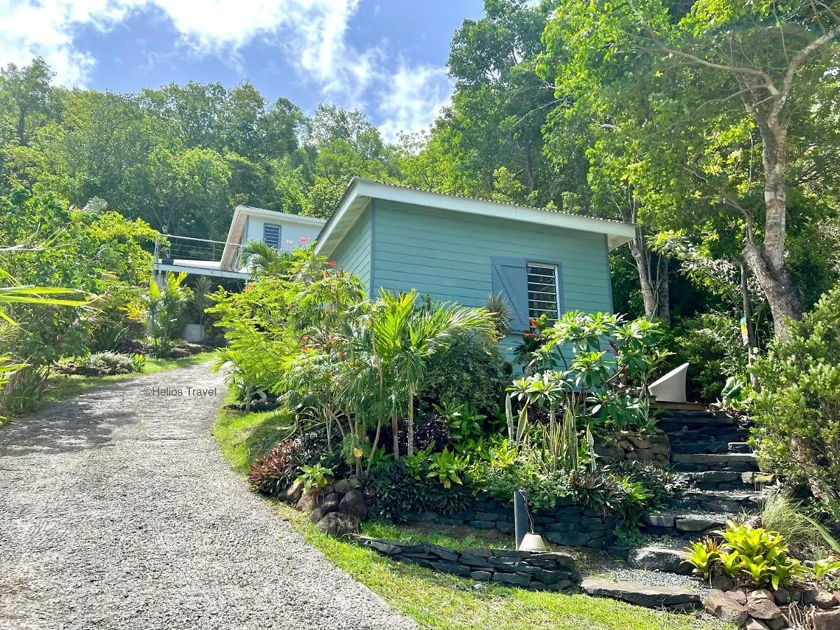 Le Surf Lodge, Chambre Avec Vue Mer Dans Un Ecrin De Verdure Deshaies Guest house