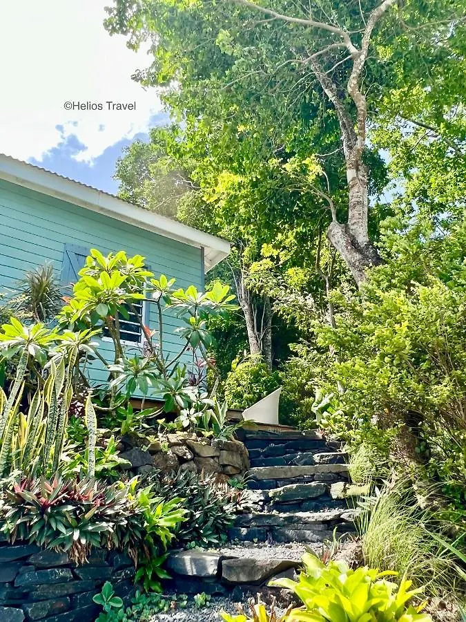 Le Surf Lodge, Chambre Avec Vue Mer Dans Un Ecrin De Verdure Deshaies Guest house