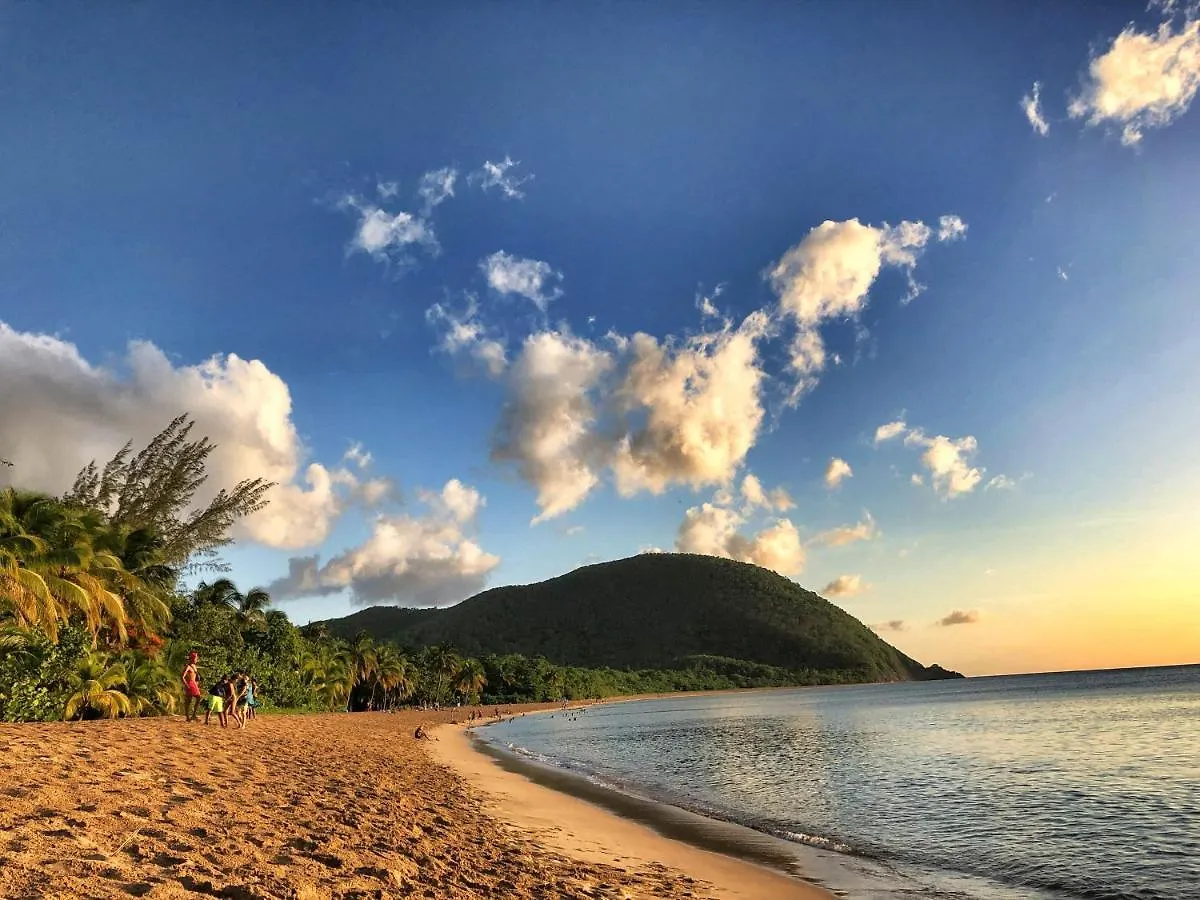 Guest house Le Surf Lodge, Chambre Avec Vue Mer Dans Un Ecrin De Verdure Deshaies